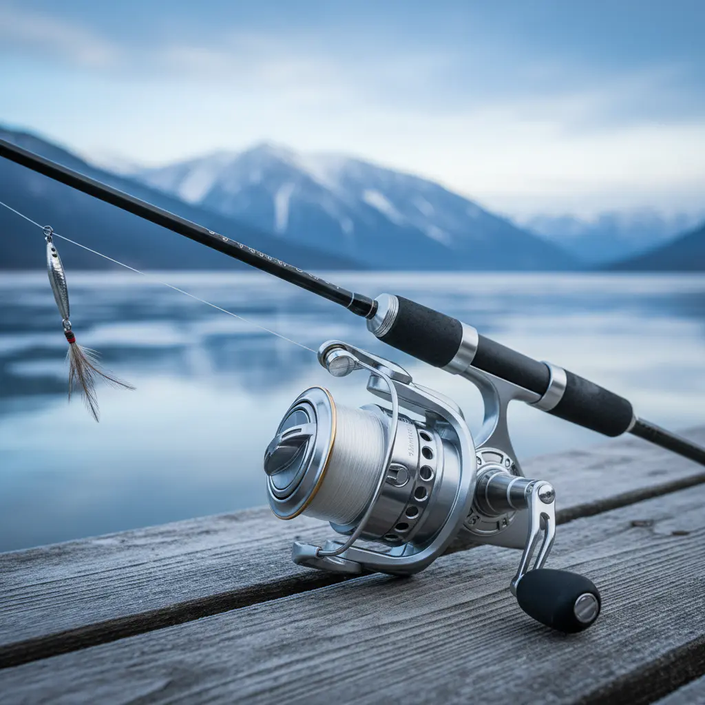 Detalhe de equipamento de pesca