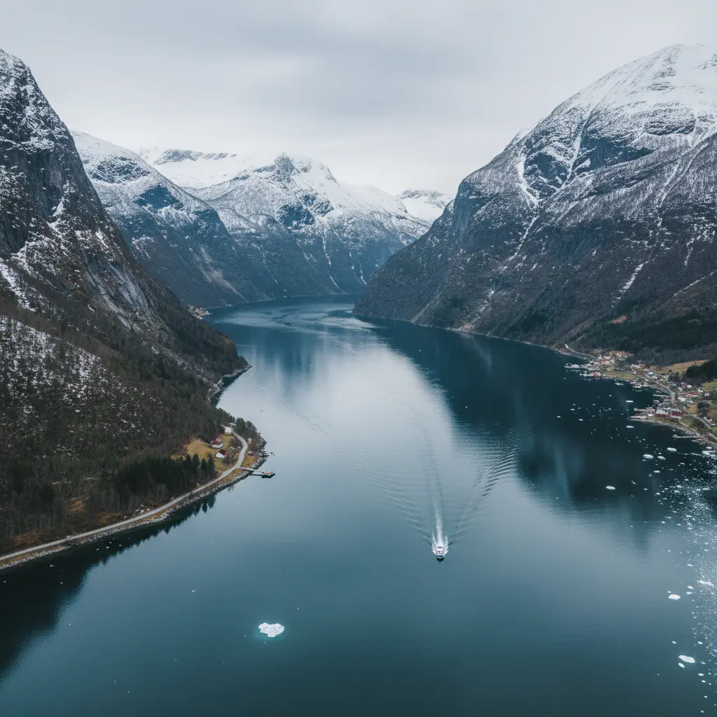 Fiordes na Noruega